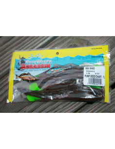 Bass Assassin Sea Shad 5", Fb.: Pumpkin Seed/Chart.Tail 2