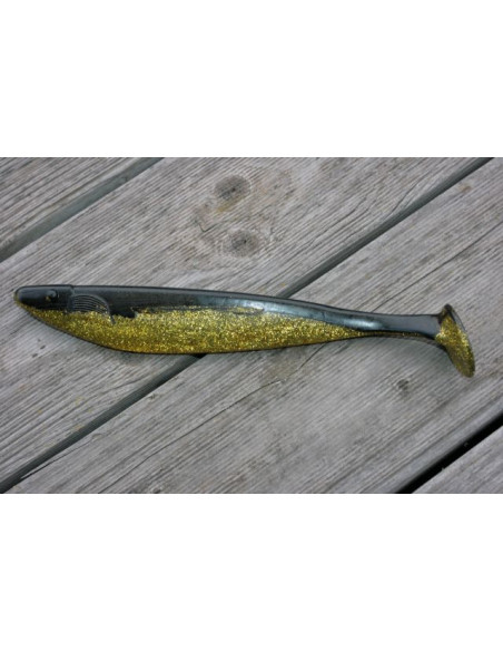 ShadXperts Megalodon 12" / 30 cm, Fb.: Kristall-Gold-Glitter