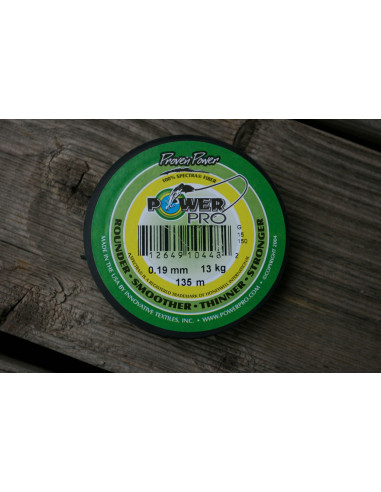 Power Pro Microfilament Line 0,19 mm / 13 kg moosgrün