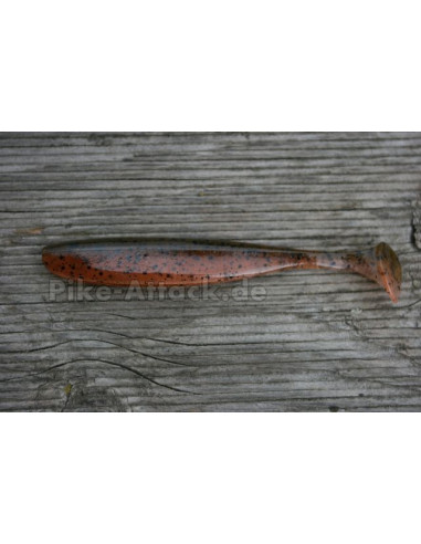 Keitech Easy Shiner 5", Fb.: Green Pumpkin Fire