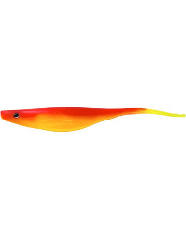 Spro HS 910 Pointy Tail Shad 115, Fb. Yello'Red