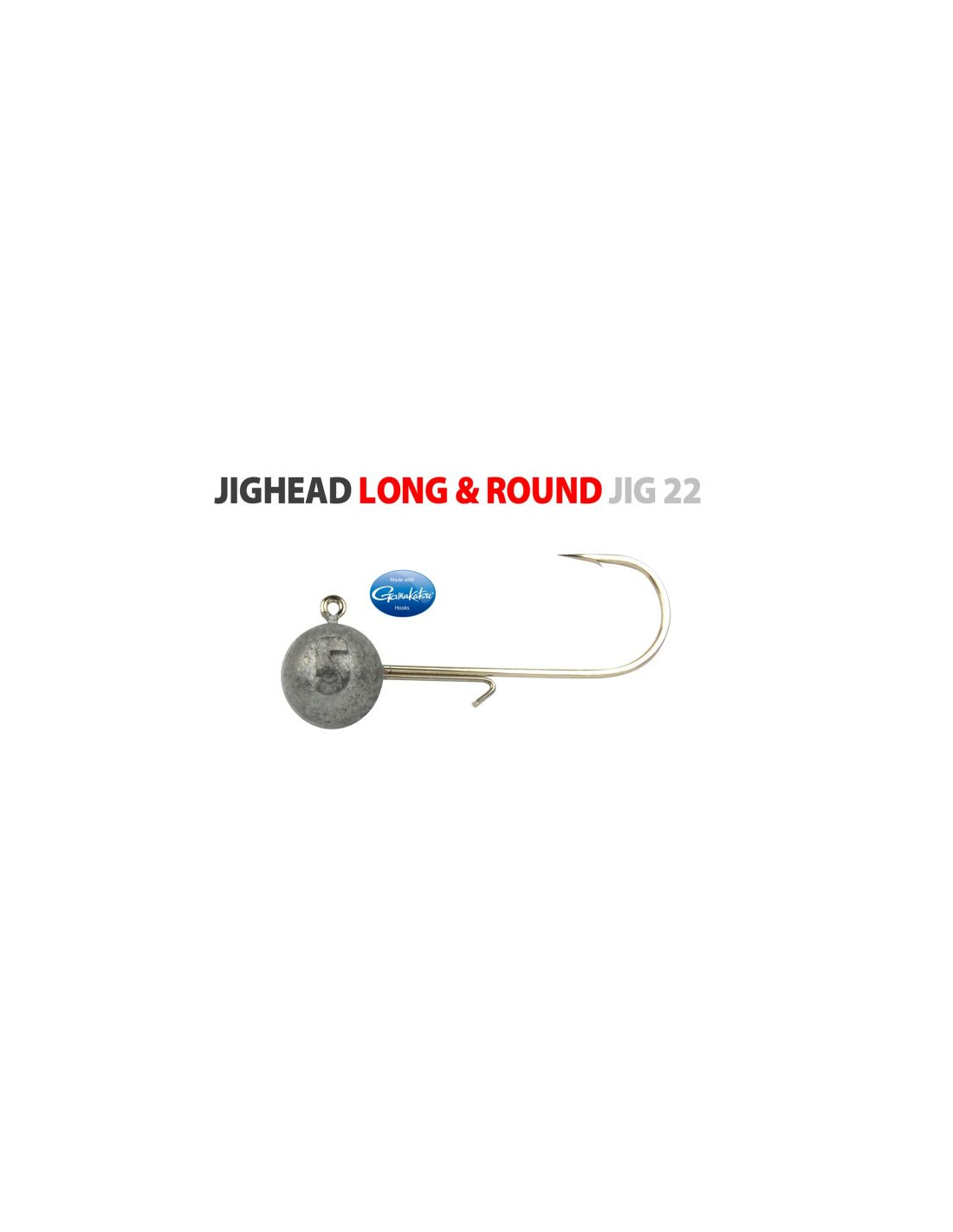 Spro / Gamakatsu Round Jighead Gr.2 - 5g.