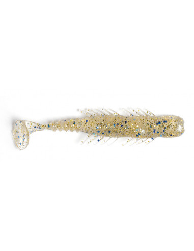 Lucky John Bugsy Shad 3,9" / Fb.: Silver Prawn