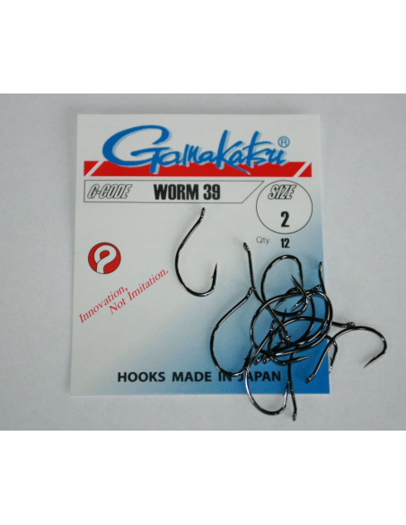 Gamakatsu Hook Worm 39 Gr.2