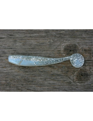 Relax King Shad 4", Fb.: Blauperl-Clear-Salt'n Pepper Glitter