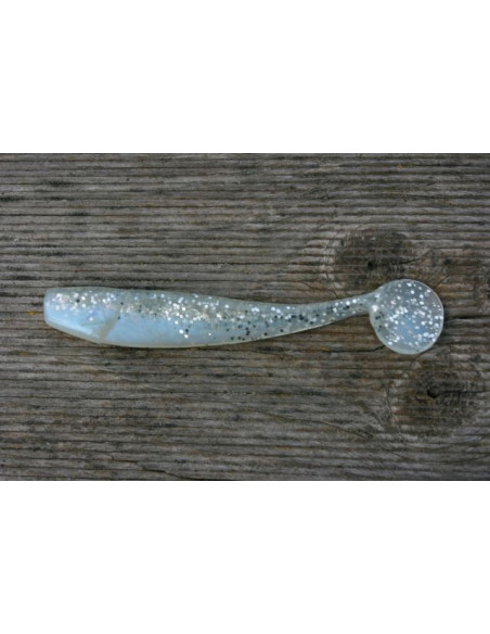 Relax King Shad 4", Fb.: Blauperl-Clear-Salt'n Pepper Glitter
