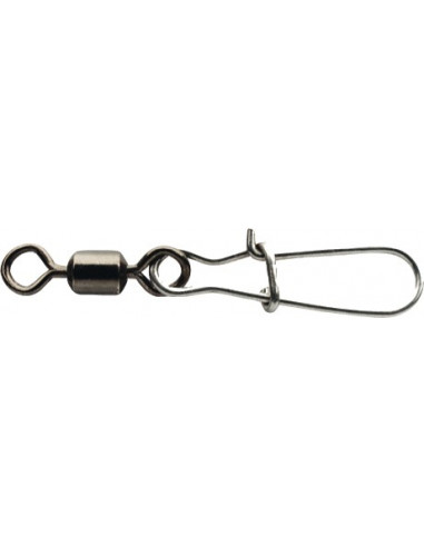 Spro Black Rolling Wirbel mit Fastlock Karabiner Gr. 8 / 11 kg.