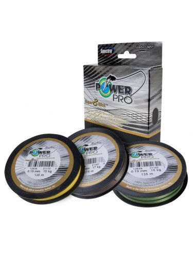 Power Pro Super 8 Slick 0,13 mm / 8 kg. / 135 m, Fb.: Aqua Green