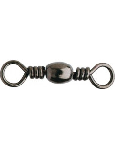 Spro Tönnchenwirbel Gr.14 / 10 kg  Black Barrel Swivel
