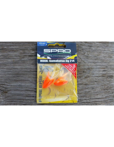 Spro Fire Erie Jig 1/0 - 14 g., Fb.: Fluo Orange