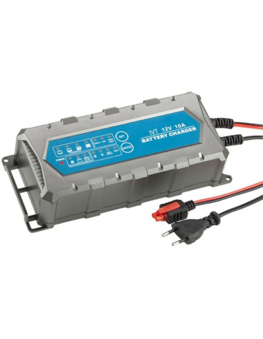 IVT Automatik Ladegerät 12V 10A für AGM-, Gel- oder Calcium-Batterien 