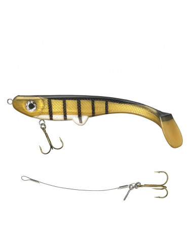 Fladen Maxximus Predator Conrad Softy 24 cm, Fb.: 15 Black/Striped Yellow/White