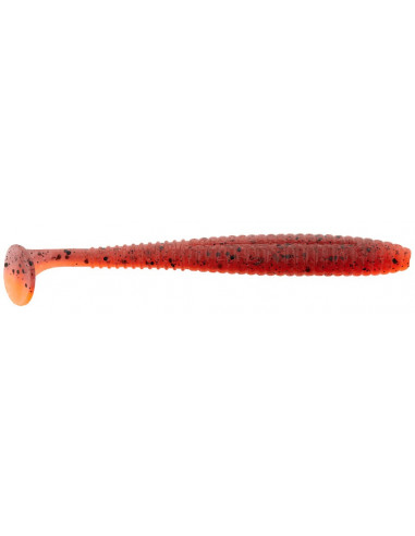 Lucky John S-Shad Tail 3,8", Fb.: Red Fire Tiger