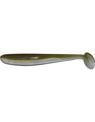 Relax Bass Shad 3", Fb.: Pearl White / Green Pumpkin