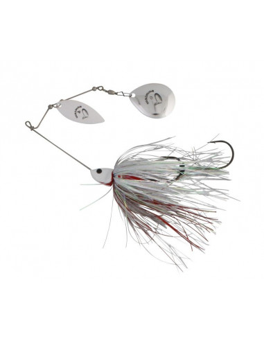 SavageGear DA'Bush Spinnerbait 42 g., Fb.: White Silver Holo Flame