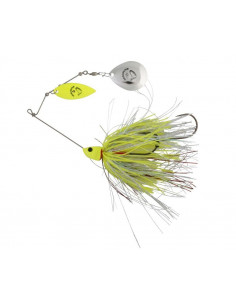 SavageGear DA'Bush Spinnerbait 42 g., Fb.: Yellow Silver Holo Flame