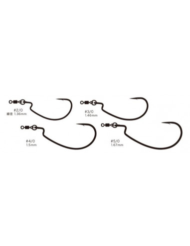 Nogales Ring Offset Monster Size 2/0