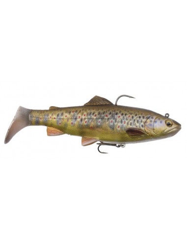 Savage Gear 4D Trout Rattle Shad 17 cm / Fb.: Dark Brown Trout / MS-80 g.